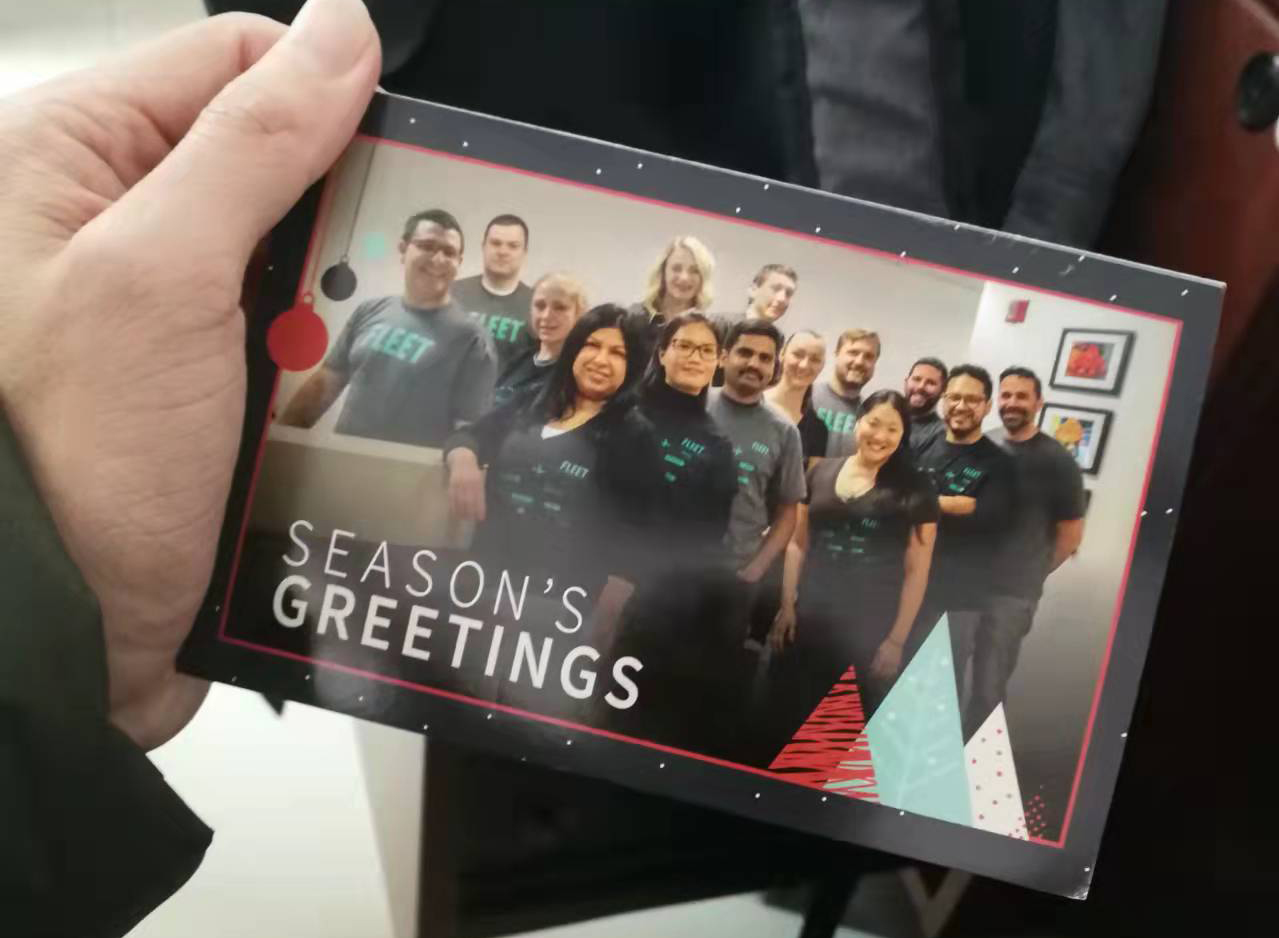 700余柜的订单，一张圣诞贺卡搞定