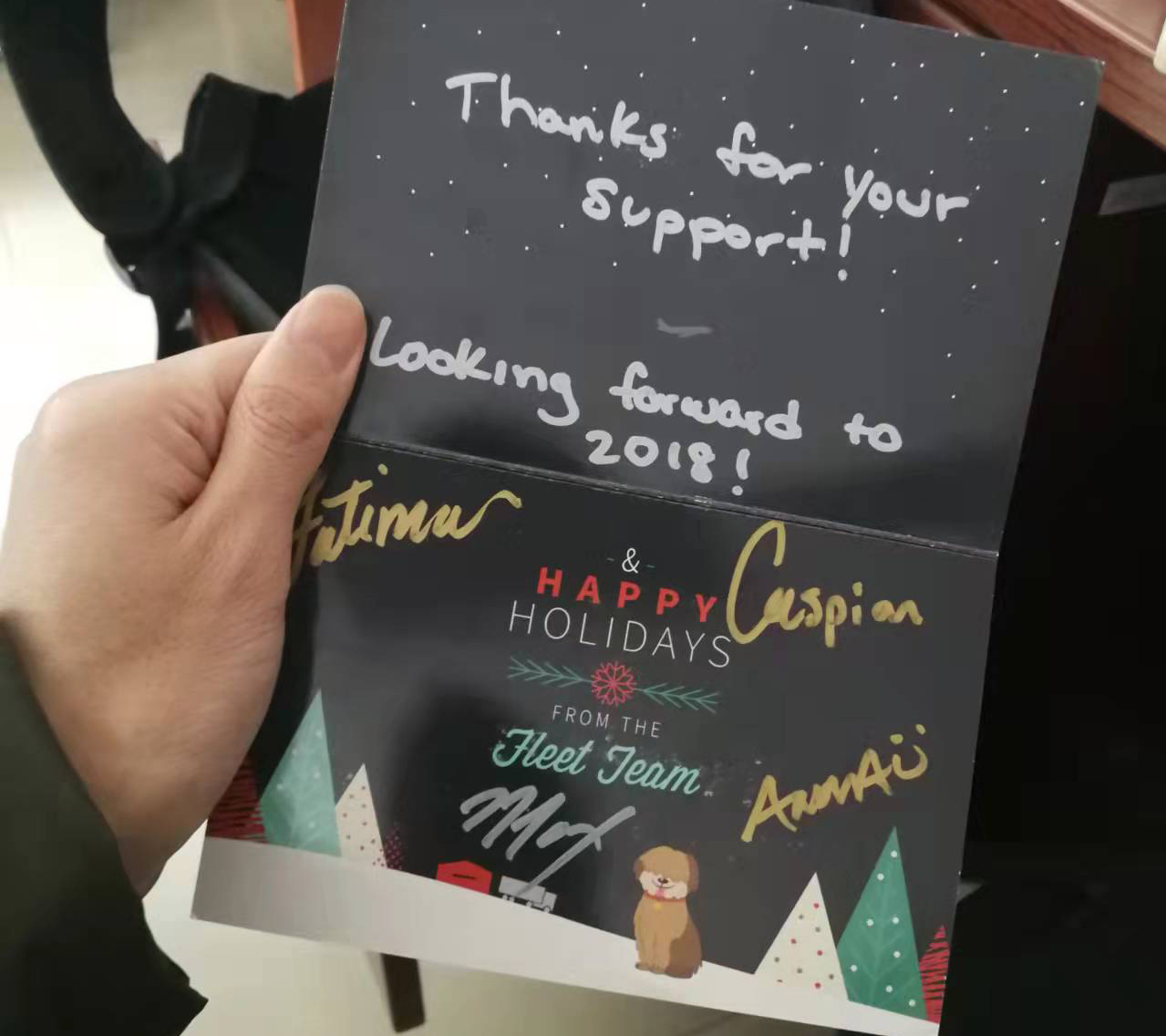 700余柜的订单，一张圣诞贺卡搞定