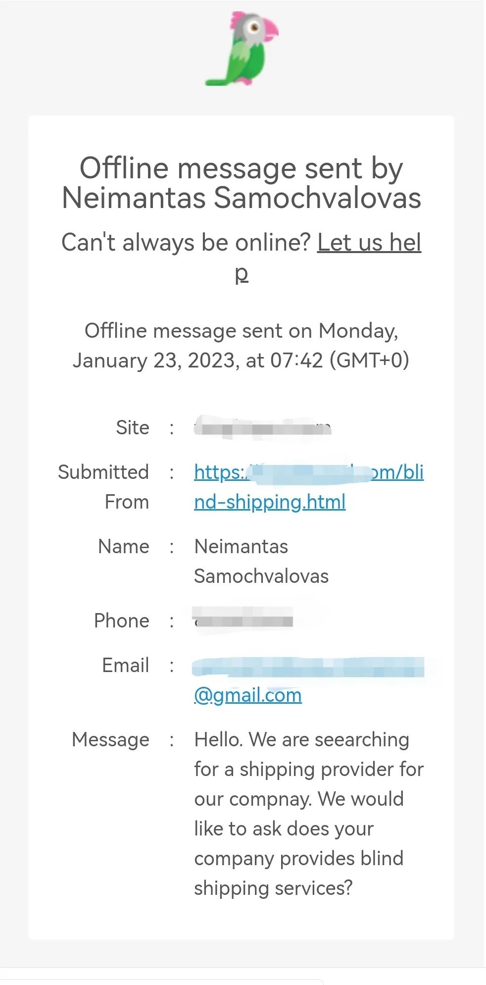 Blind Shipping：鲜为人知的货运服务