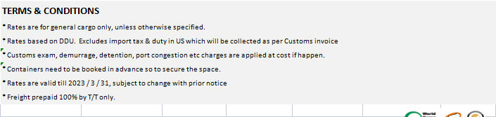 给货代新人的业务报价示范(二):正式报价